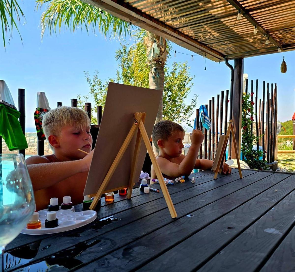 Laboratorio di pittura per bambini